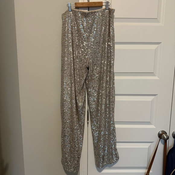 Cable & Gauge Sequin Pants | Size L - Picture 3 of 3